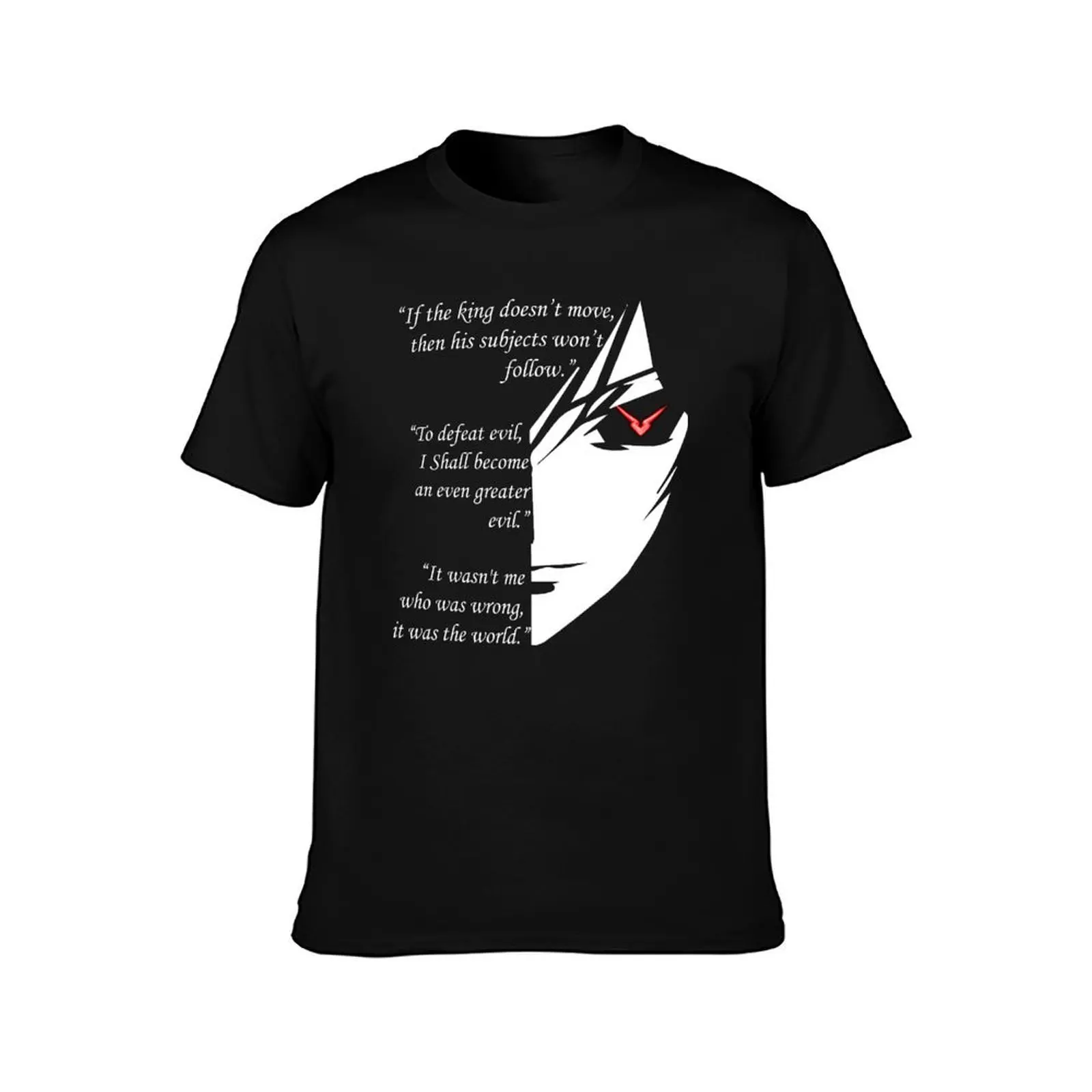 The Testamennt of Lelouch Vi Britannia Part 1 T-Shirt Sports Casual Breathable Tee Shirt T-Shirt