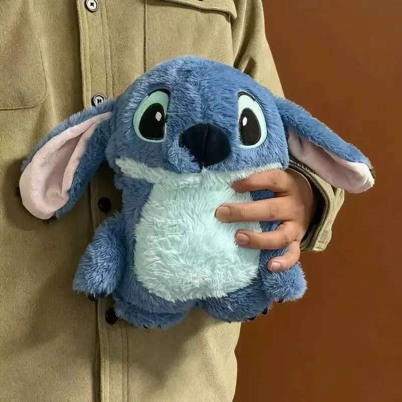 

Disney Stitch плюшевая теплая бутылка для рук, бутылки с горячей водой, кавайная мягкая зимняя портативная теплая ручная сумка, аниме-игрушки, Рождественский подарок