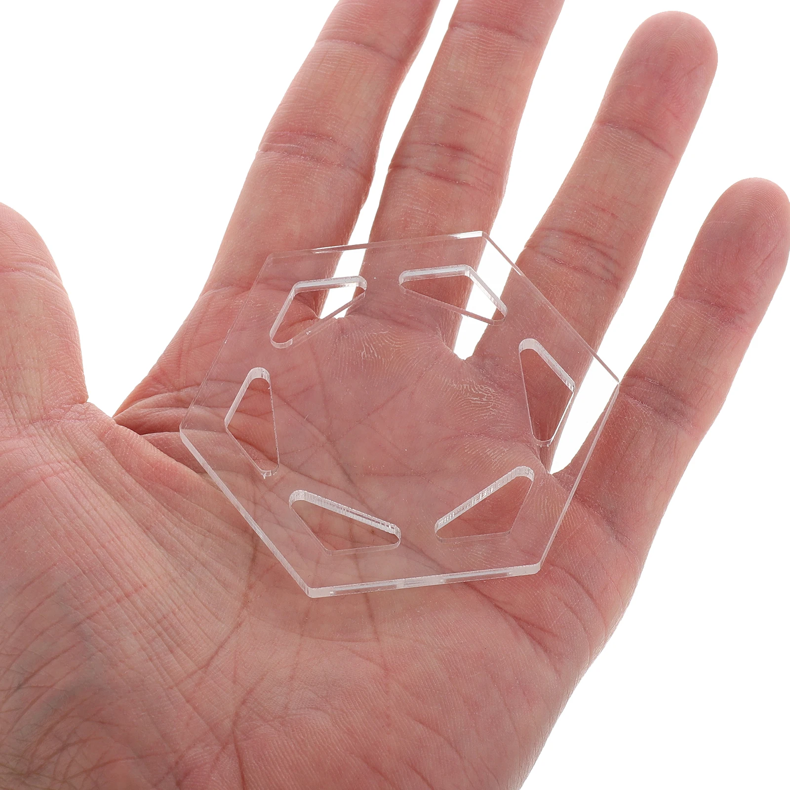 

5Pcs Acrylic Quilting Templates Hexagon Patchwork Tools Reusable Transparent for DIY Sewing Cutting Crafts Quilting Rulers