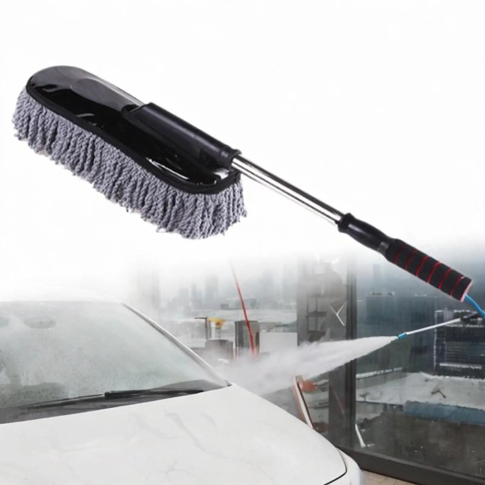 Microfiber Car Duster Dusting Tool Mop for Motorcycle Shelves Bedrooms