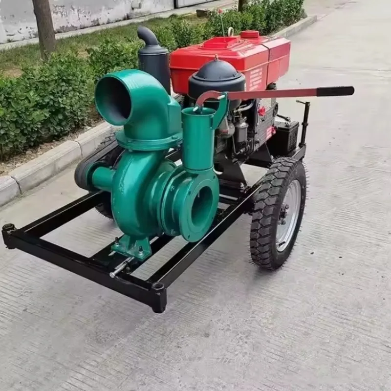 سعر الجملة 4 بوصة آلة ضخ الحديد الزهر/محرك الري في الحديقة مضخة مياه منزلية صغيرة من نوع العربة