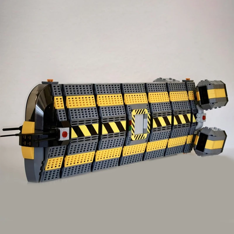 NEW Customize Theta Capital Space Freighter MOC Building Block Model Sci-Fi Puzzle DIY Assembly Educational Toy Christmas Gifts