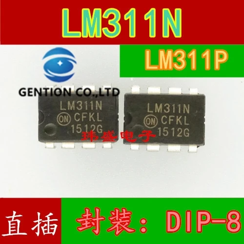 

10 шт. LM311N LM311P LM311 DIP8 компаратор напряжения в наличии 100% новый и оригинальный