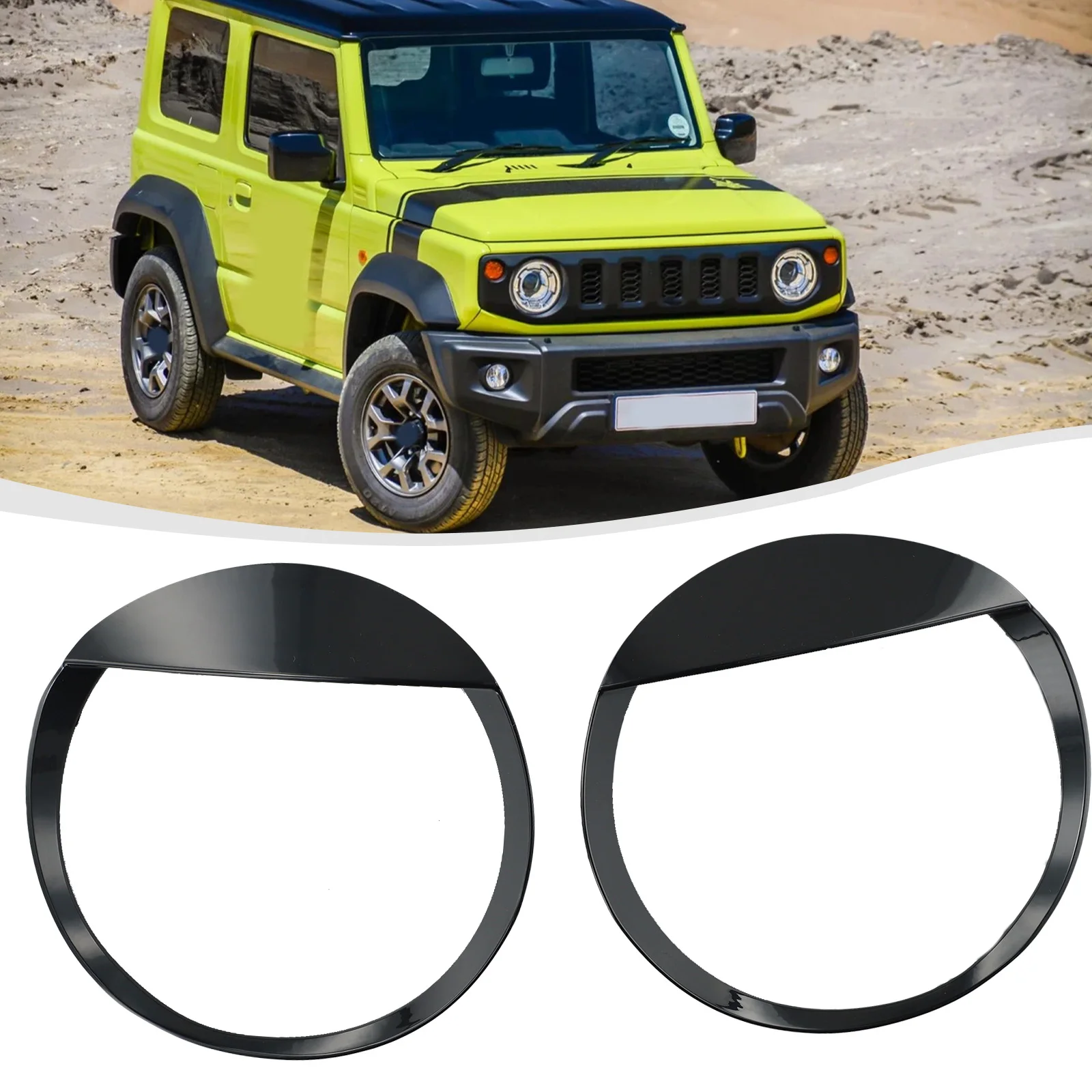 Abdeckung Trim Front Scheinwerfer Lampe Zubehör. Ersetzt Auto Schwarz Dekorieren Teile Hohe Qualität Neue Praktische Nützliche