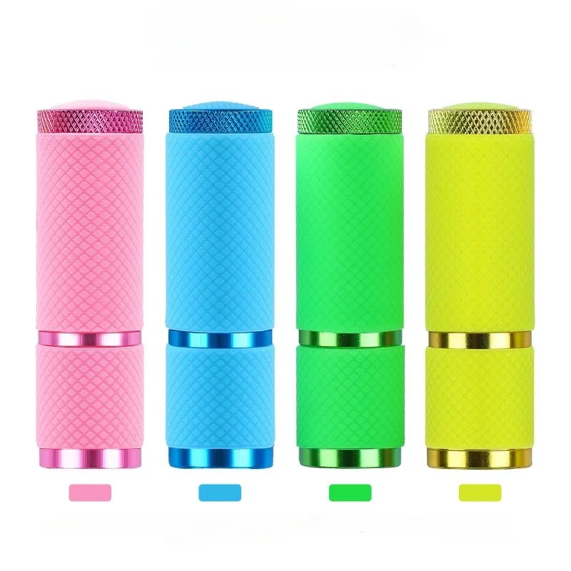 Mini lampe de poche portable à 9LED, sèche-ongles, lampe à gel UV, vernis à ongles gel, séchage rapide à la main, lampe de photothérapie, outil d'art des ongles