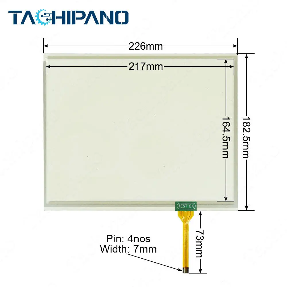 G310C000 Touch Screen for Red Lion G310S210 G310S000 + Membrane Keypad