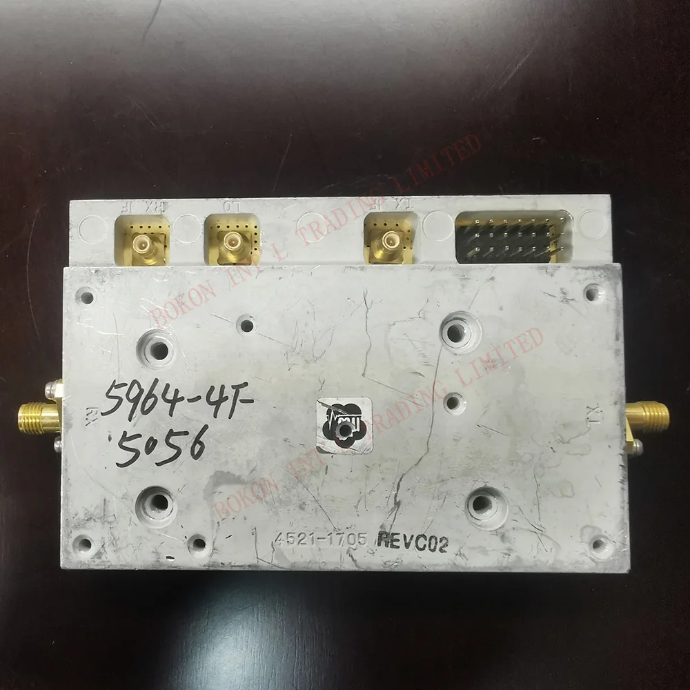 5.9GHz to 6.45GHz microwave RF power amplifier 5964-4F 5900MHz-6450MHz FLM5964-4F FLM5056 power GaAs FET C-Band 5964 5056