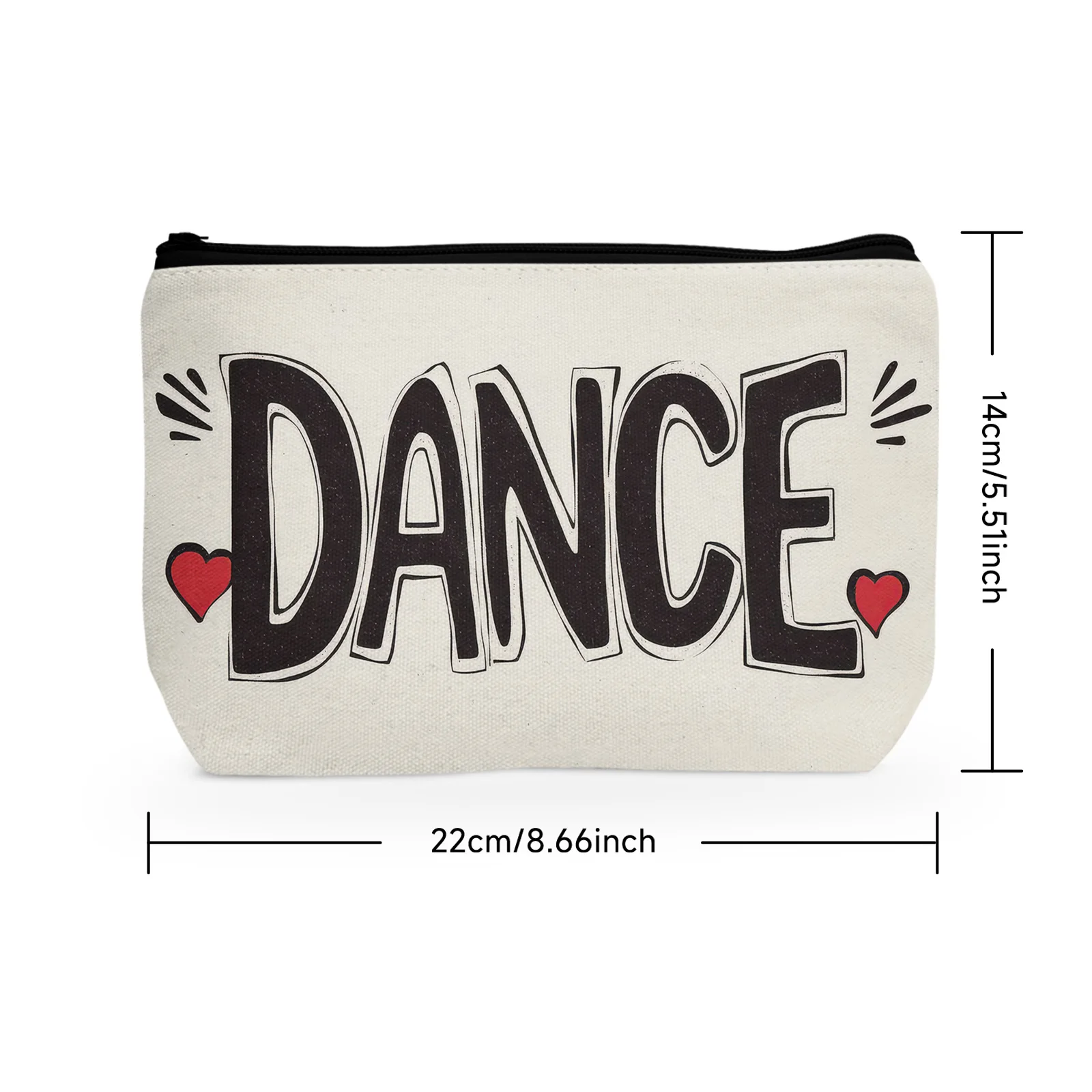 1Pc Dance Gifts For Women Dance Teacher Gift Idea For Coach Instructor Dancer Dance Makeup Bag Elegant Dance Gifts