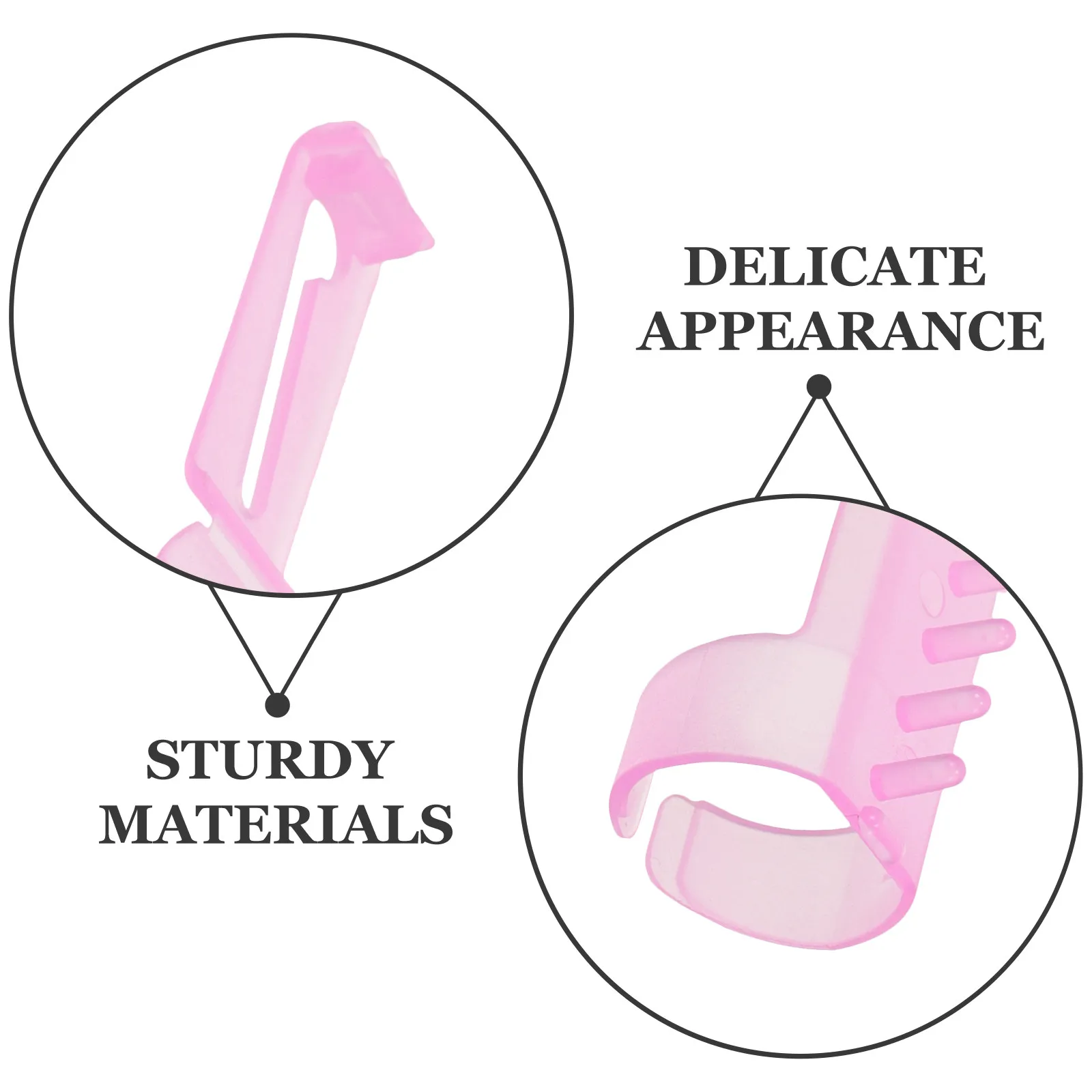 10Pcs Crochet Rings Plastic Knitting Loops Finger Knitting Rings Decorative Yarn Guide Tool Crochet Ring Decorative Ring