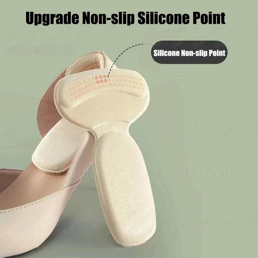 6pcs Heel Insoles for Shoes Patch Heel Pads for Shoes Adjust Size Self-Adhesive Back Sticker Heel Protector Anti-wear Foot Pads