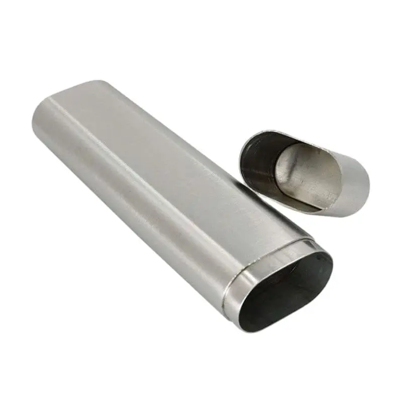 Portable Stainless Steel Cigar Case, Storage Tube, Travel, Metal, Tobacco, Humidor, Smoking Accessories, 1Pc