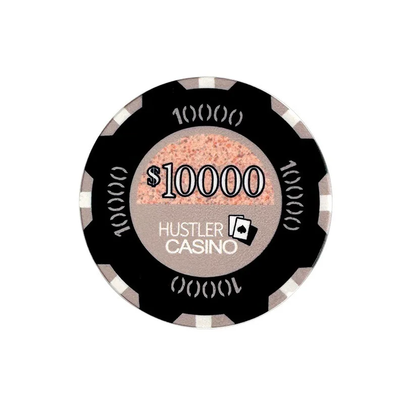 2024 novo 5pc texas hold'em cerâmica chip jogo específico conjunto de cartão de poker chip casino acessórios de entretenimento profissional