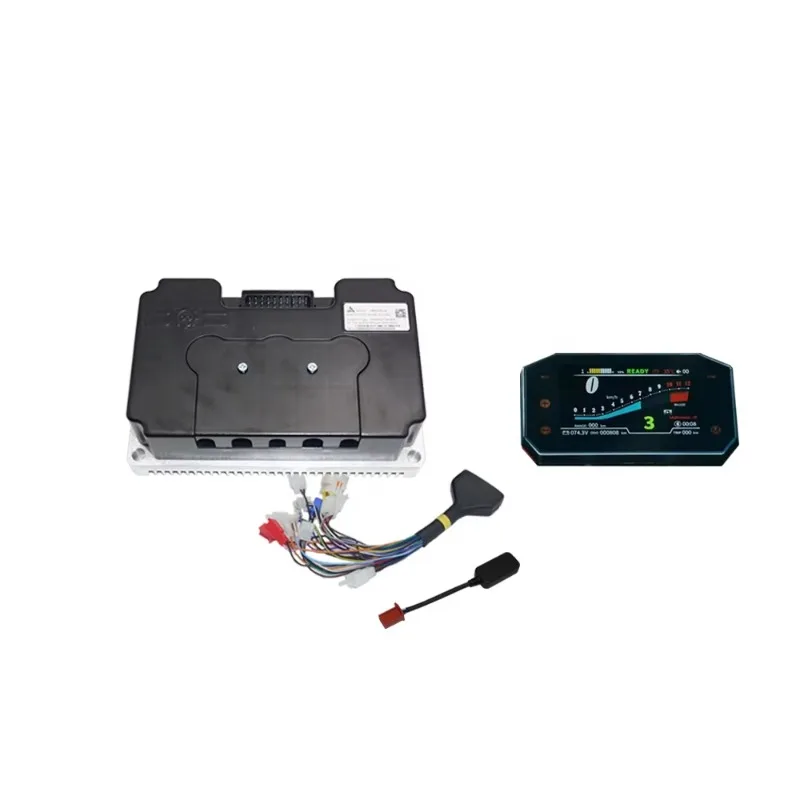 

SIAECOSYS ND72680 Controller Adjustable Plastic Display Motorcycle Speedometer with Chaojie SCJ5066-1 New Condition