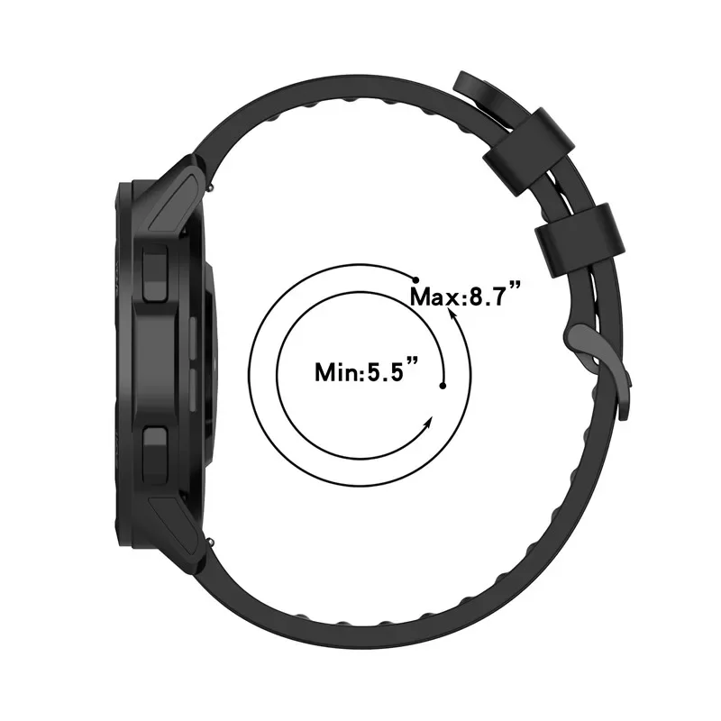 Silicone Strap For Xiaomi Mi Watch S1 Active Smart Wristband Bracelet For YAMAY SW022/Imilab kw66/COROS APEX PRO/VERTIX