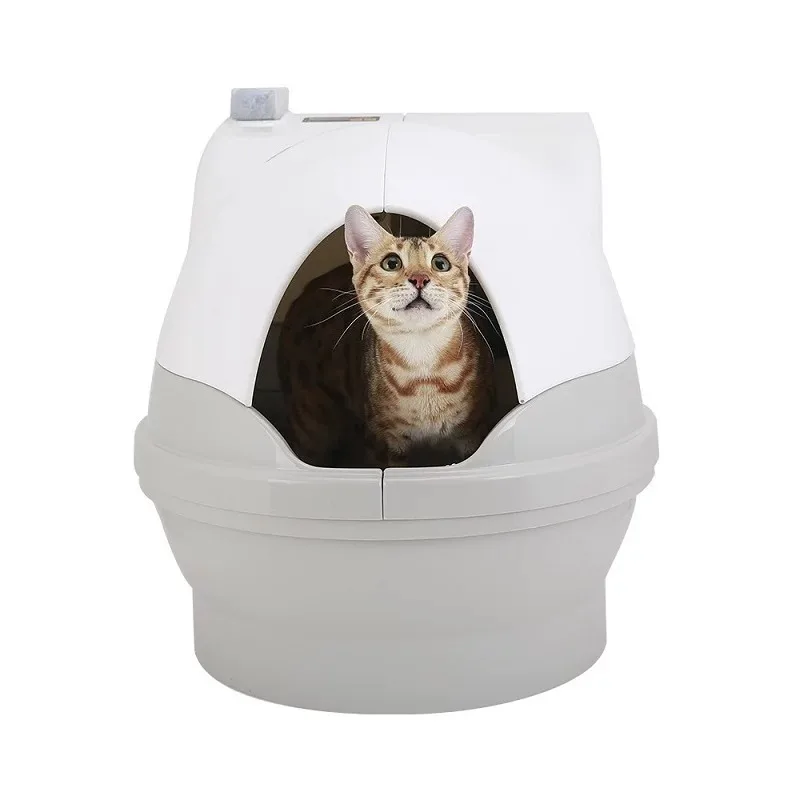 Automatic cat litter box closed intelligent flush deodorizing cat toilet cat supplies electric shit shovel machine