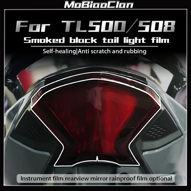 For SYM TL500 TL508 Transparent Protective Film   Accessories Headlight And Taillight Speedometer Stickers