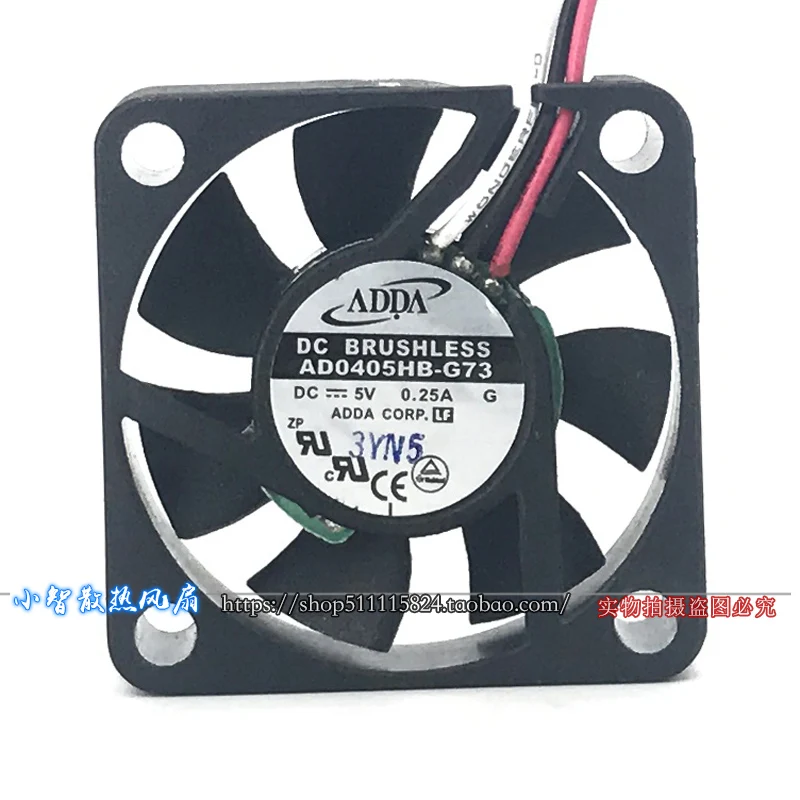ORIGINAL AD0405HB-G73 5V 0.25A 4010 40*40*10mm KIPAS PENDINGIN BARU RADIATOR