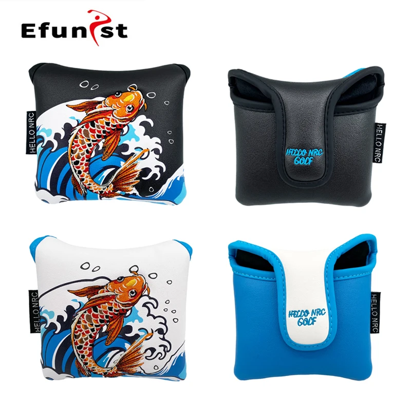 أغطية نوادي الجولف من الجلد الصناعي ، نمط كوي ، سائق ممر ، هجين ، مقاوم للماء ، واقي رأس ، ناعم ، متين ، خشب