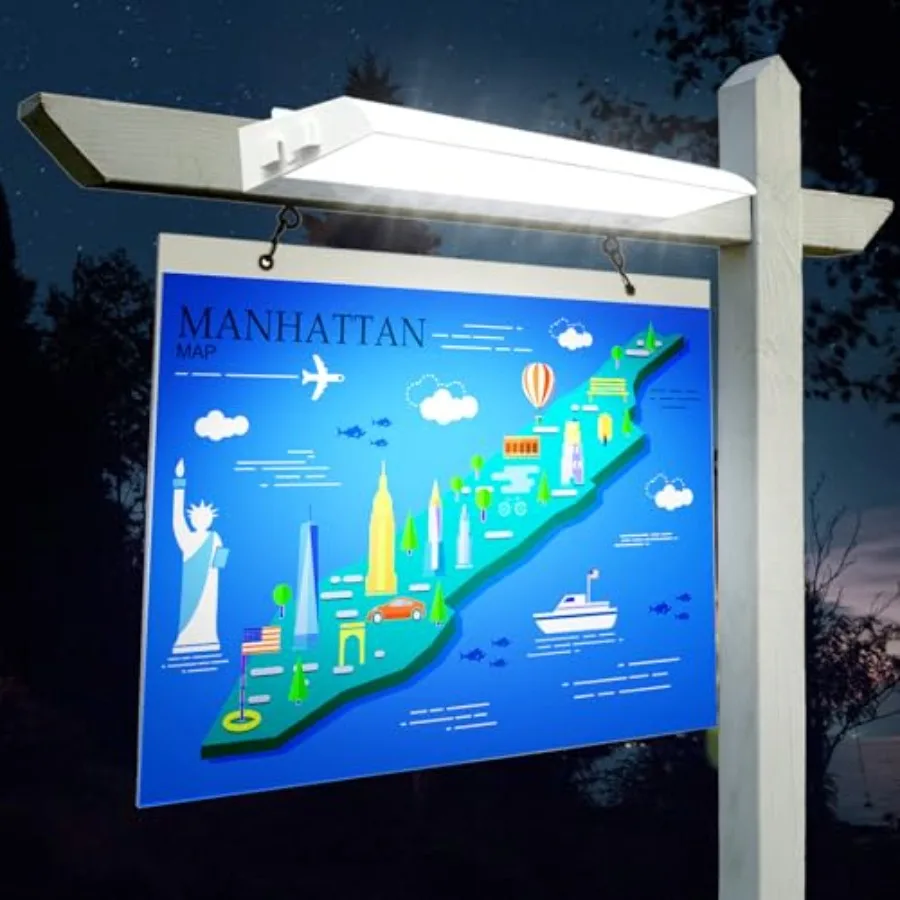 

Solar Sign Lights Outdoor 232 led 5200 Lumen Solar Sign Light 8000mAh Billboard Lighting for Bussiness Real Estate Shop Bus Sto