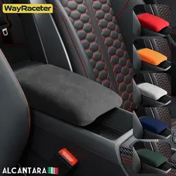 Alcantara Wrap ABS LHD & RHD Armrest Box Storage Panel Trim Cover For Audi A4 S4 RS4 B9 A5 S5 RS5 2017-On 2022 2023 Accessories