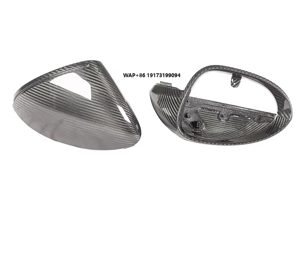 

Replacement Right Hand Drive Rear View Car Back Carbon Fibre Side Mirror Covers for 2018-2025