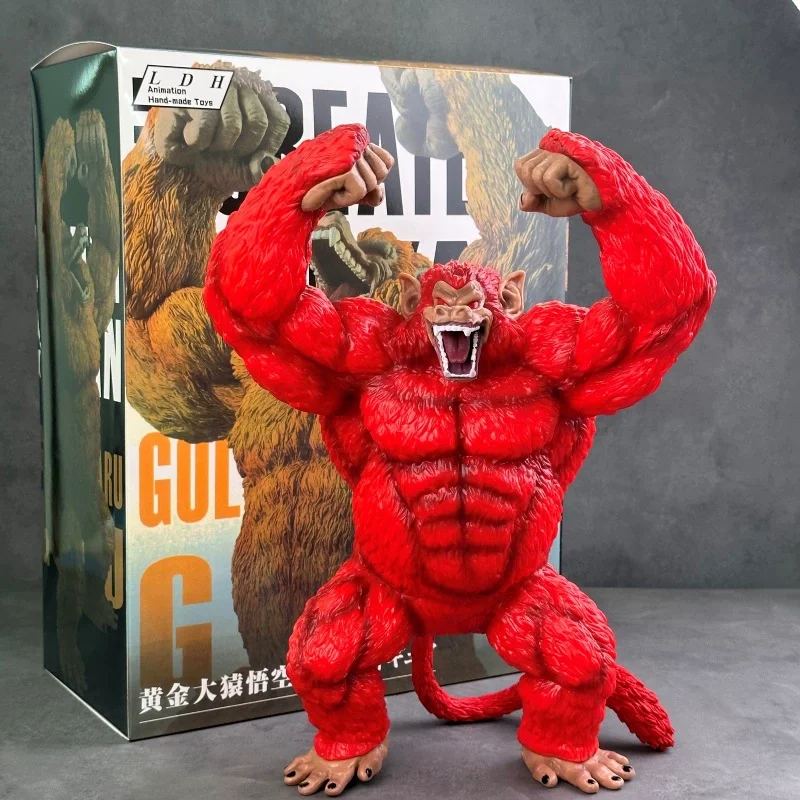 

38-40cm Dragon Ball Vegeta Goku Ape Golden Gorilla Statue Theatrical Version Anime Figure Action Figurine Collectible Model Toy