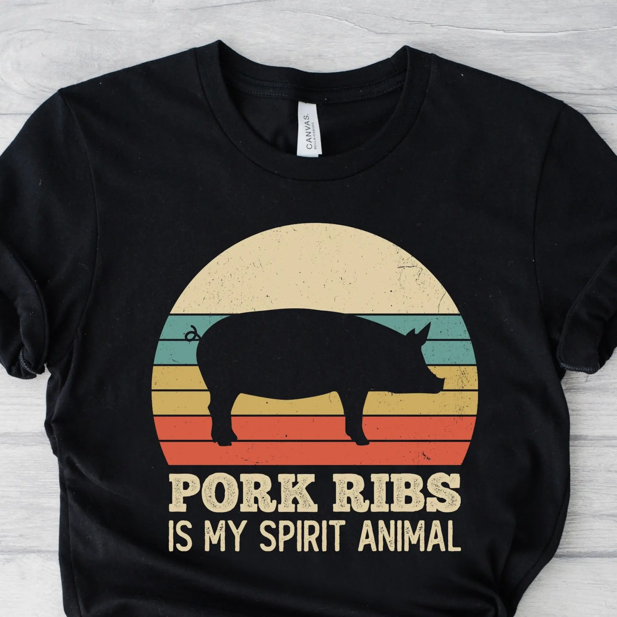 Funny bbq shirts, pork ribs shirt, pork shirt, carnivore shirt, meat lover gift, pork ribs is my spirit animal