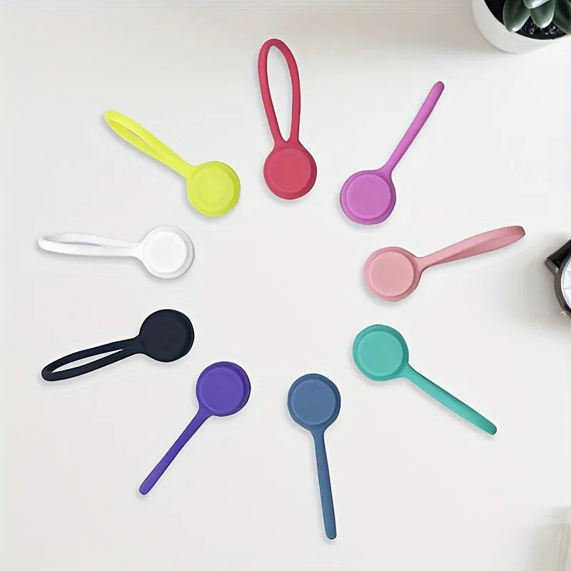 10 قطع 11 سم سلك اللفاف - تخزين كابل بيانات قوي متعدد الأغراض لكابلات شحن سماعات الأذن