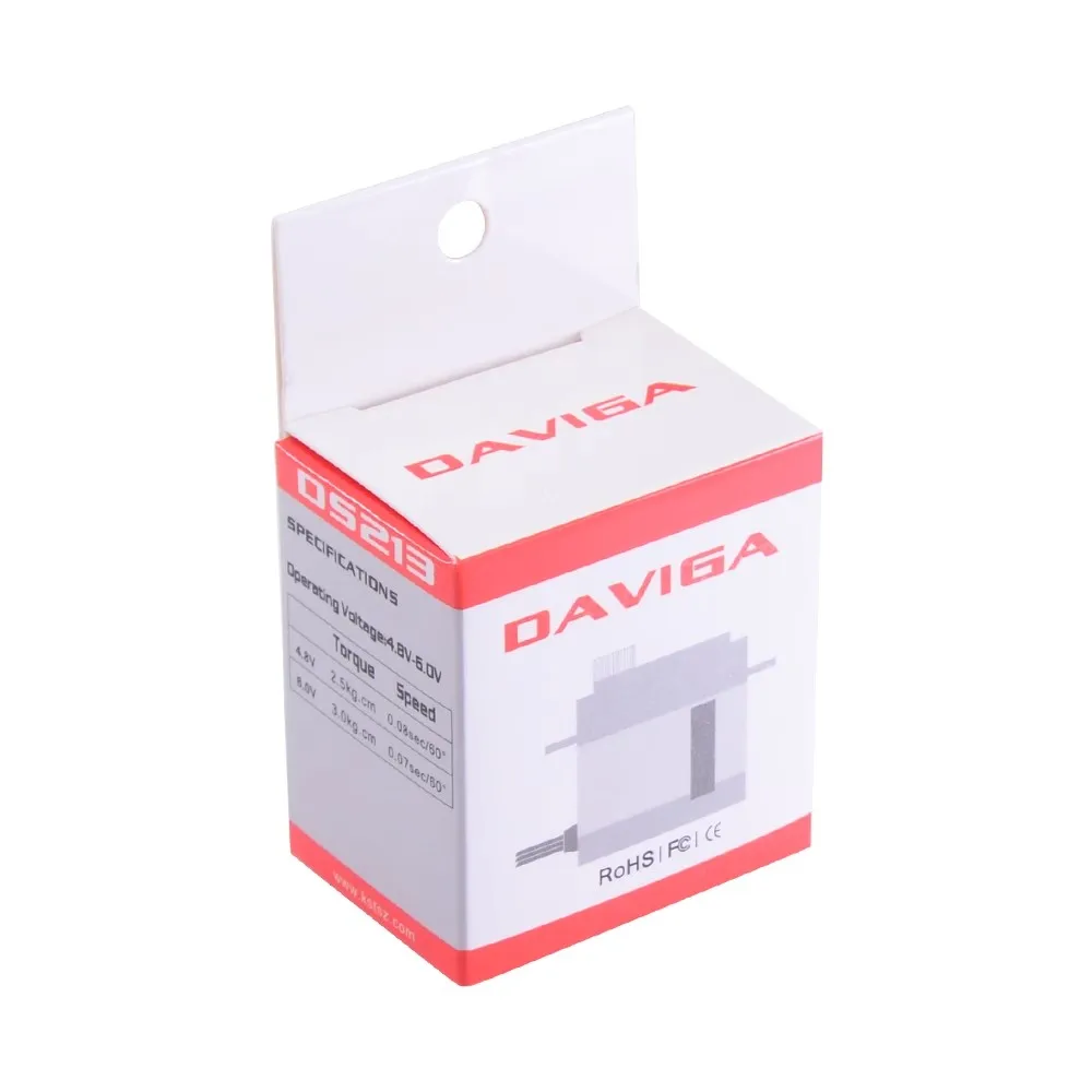KST DAVIGA DS213MG V8.0 2BB DS213MG DS 213 MG Metal Gear Micro Digital Servo For RC Robot UAV Airplane fixwing