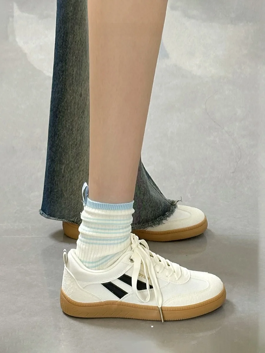 

RetroNSTCUGermanTrainingShoesWomen's2026NewStyleCasualThickHeelVersatileSportsLeisureCrossBuckledKoreanStyleFlatHeel