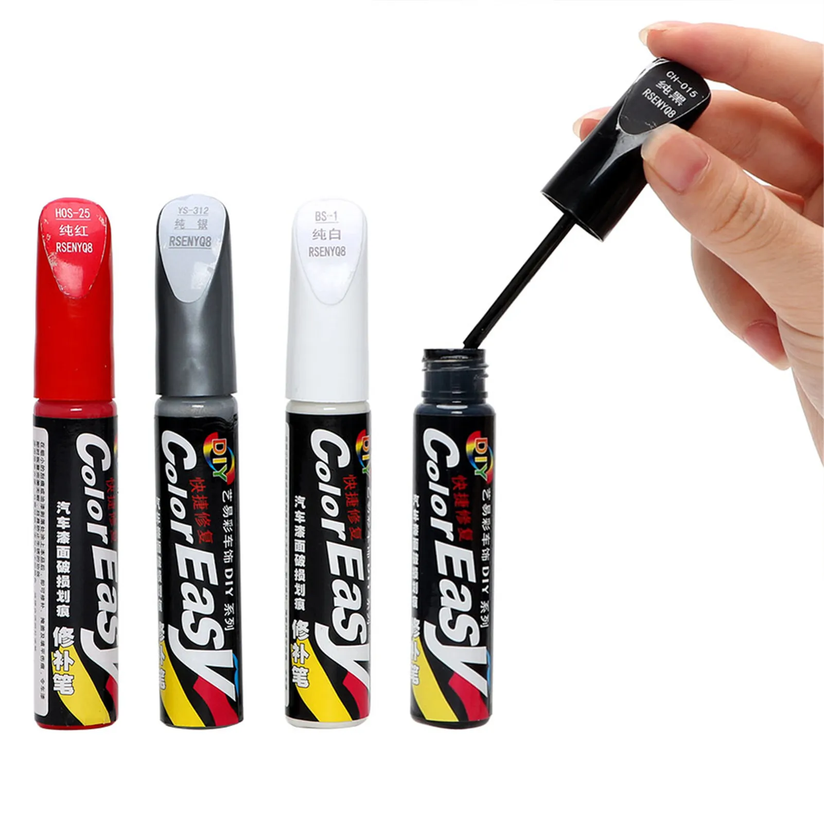 

Car Touch Up Pen Set Car-styling Car Paint Surface Repair Scratch Repair Paint White Gray Black Red Mixed Color Auto Paint Pen