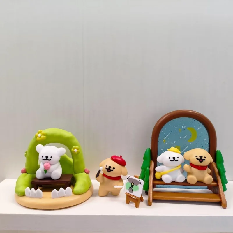 

Линия Щенок Дневник путешествий Серия Слепая коробка Милая кукла Украшение рабочего стола Модная игра Кукла ручной работы Сюрприз Подарок на день рождения для девочек