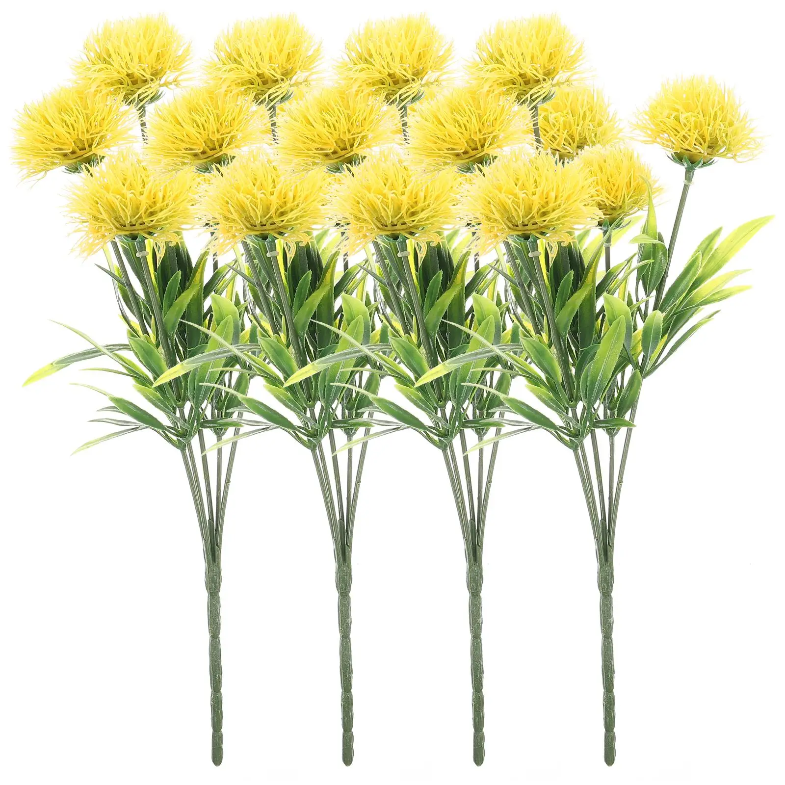 

4 Pcs Artificial Dandelion Flowers Large Plastic Home Office Decoration DIY Arrangement Lifelike Picks Household DecorFlowers