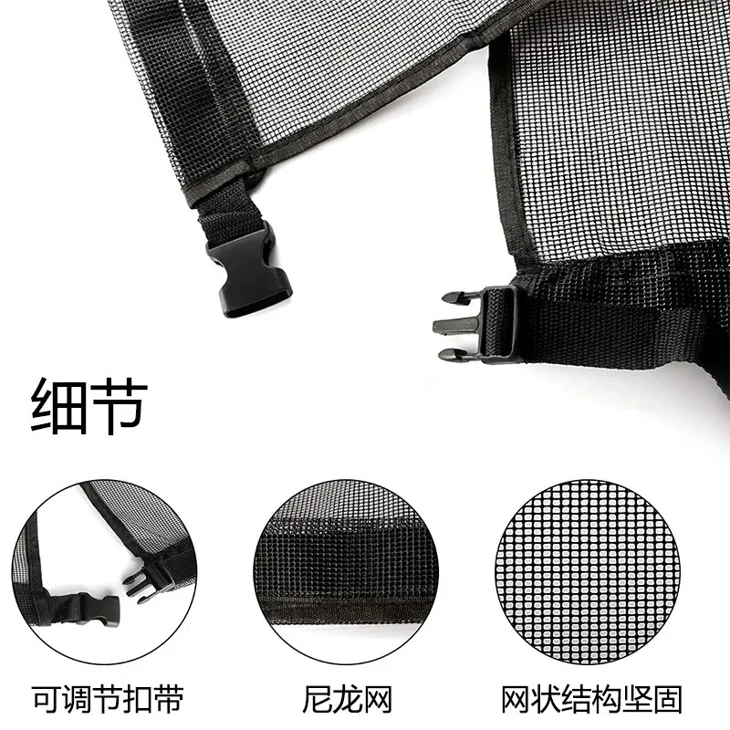 換気メッシュエアコン屋外カバー - 中央エアコン用完全保護シールド、落ち葉防止設計