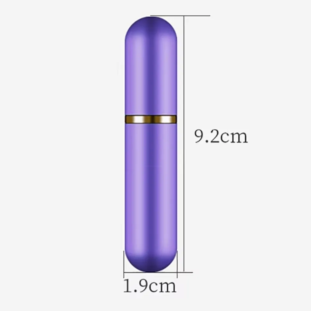 Inalatore nasale in alluminio da 5 ml per oli essenziali Inalatore per aromaterapia Tubi vuoti Bottiglie riutilizzabili Inalatore in metallo