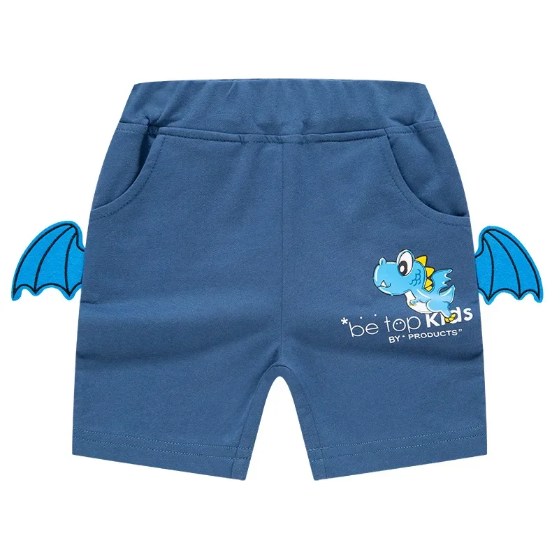 Children's Shorts 12M-7Y Kids Clothing Baby Pants Boys Summer Three-dimensional Dinosaur Five-point Pants