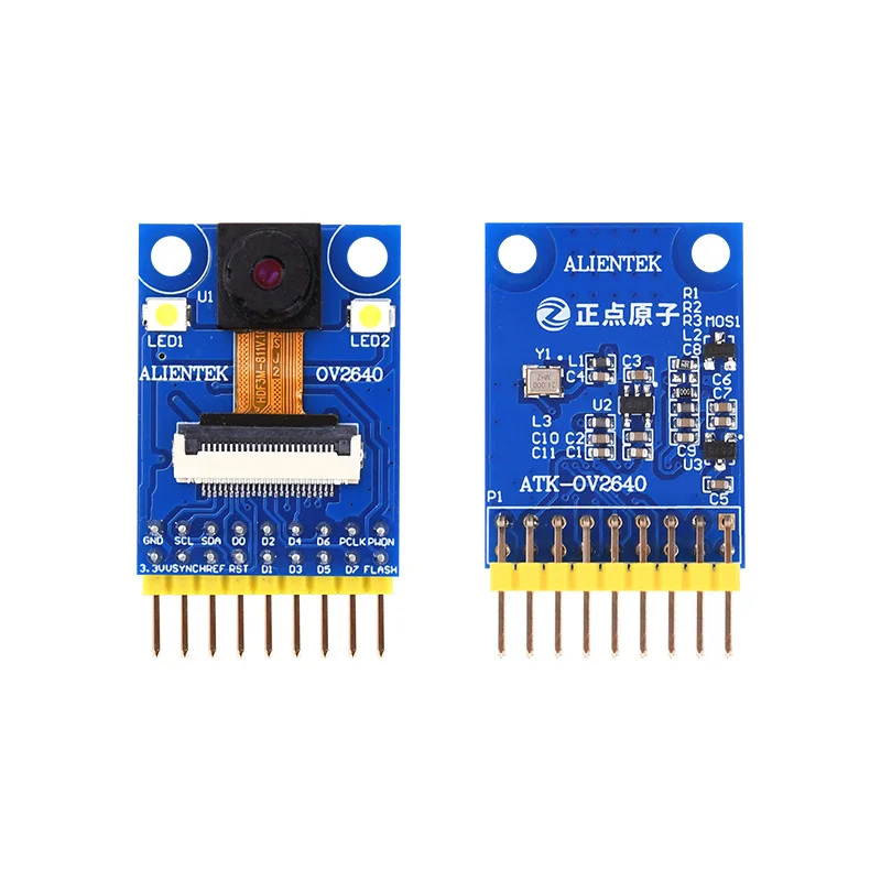 OV2640 Camera Module for ESP32 MC2640 200W Pixels Support JPEG STM32 Source Code Suitable for Development Boards 18P FPC Wire