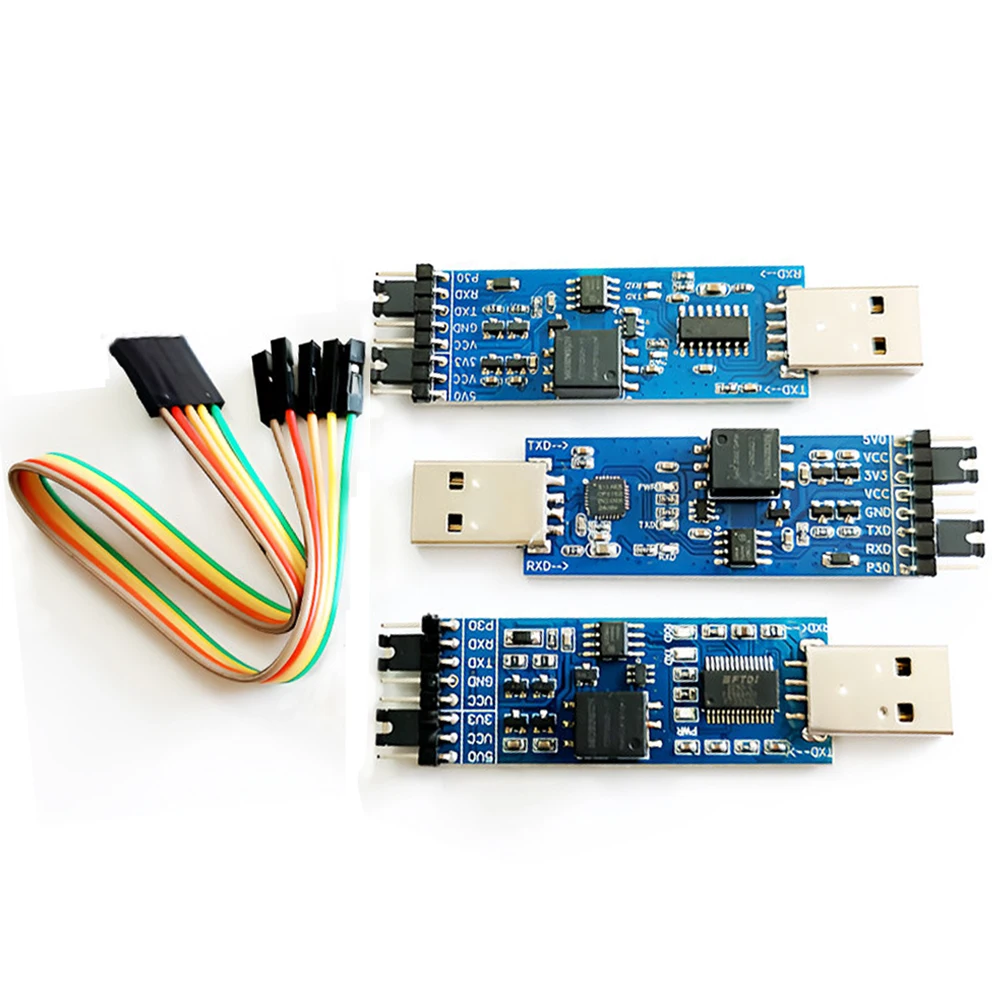 USB to TTL Module FT232 CP2102 CH340 USB to RS232 RS485 Converter with Isolated Power Signal 5V 3.3V Industrial Adapter