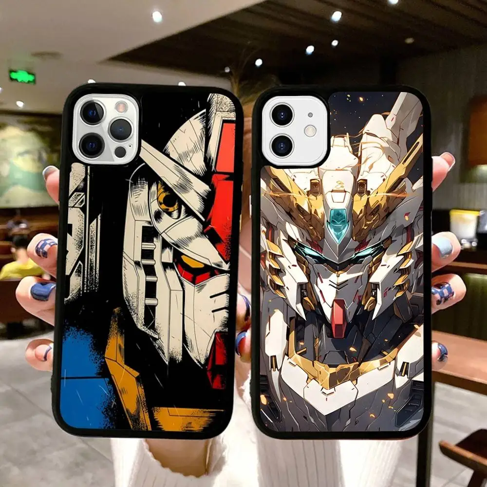 Anime G-Gundam Phone Case For IPhone 17 16 15 14 13 Plus 12 11 Pro Max PC+TPU Cases Back Cover 5