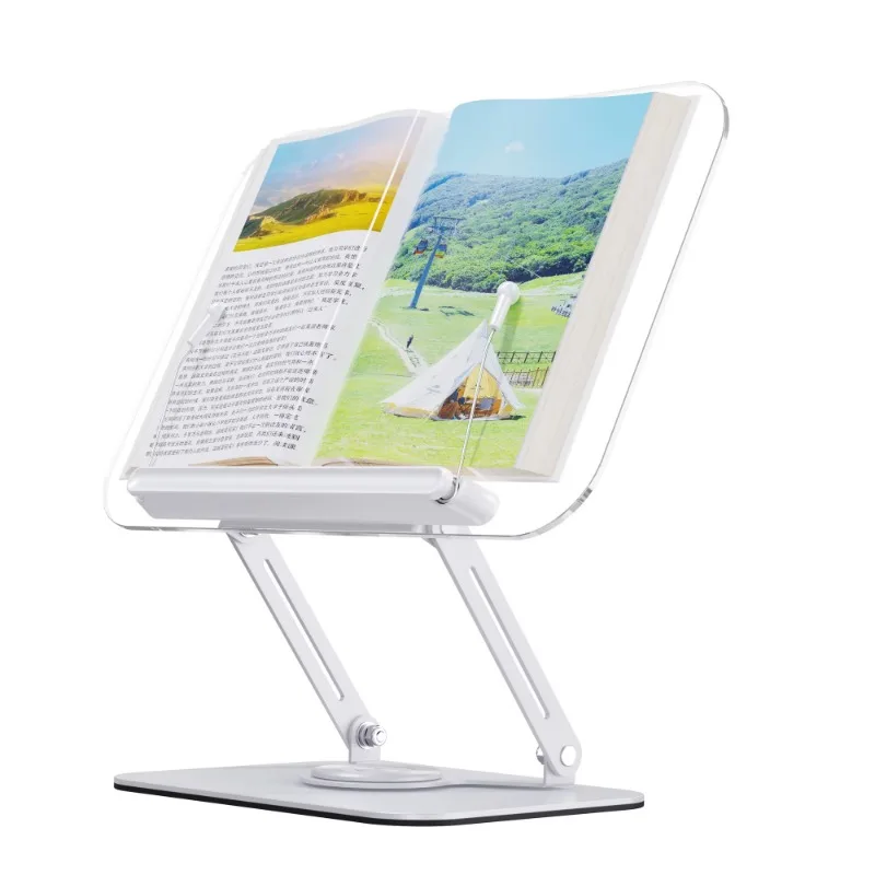 

Multipurpose Rotatable Height Adjustable Acrylic Tablet PC Laptop Holder Reading Book Holders and Book Holders