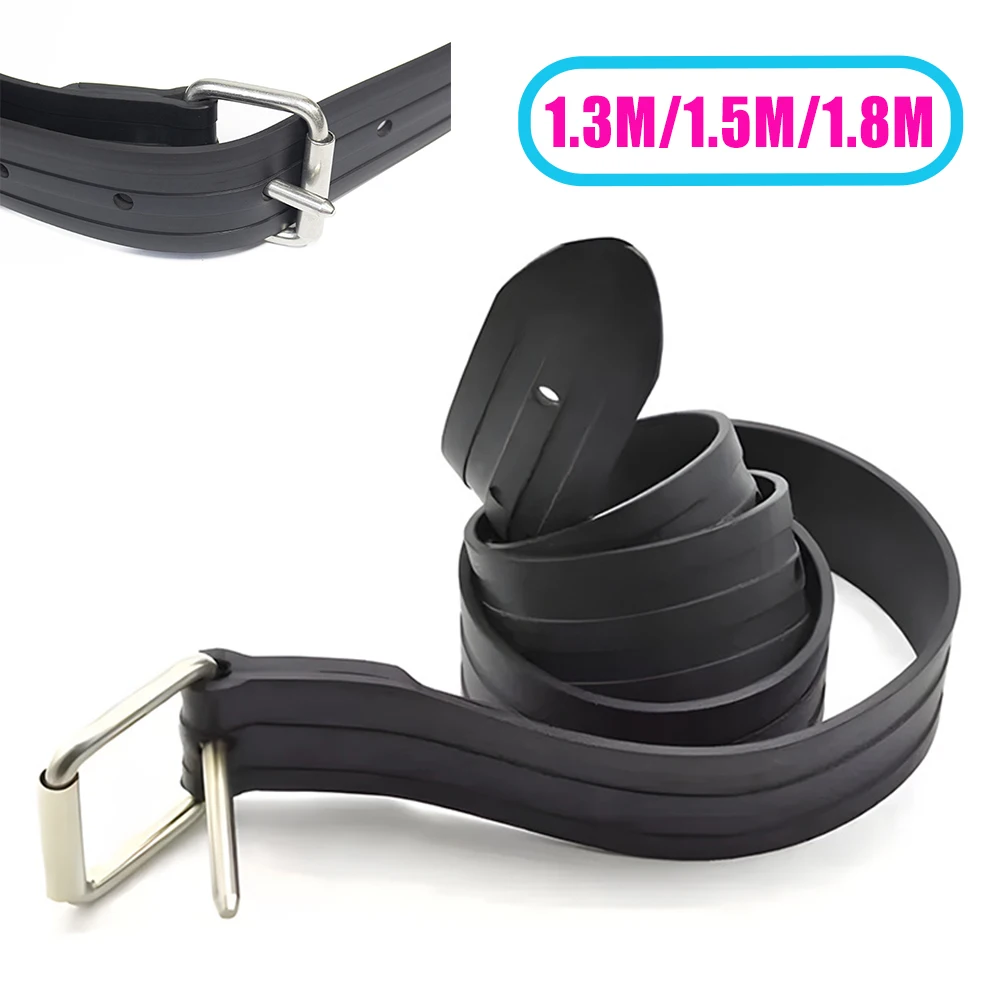 

1,3 м/1,5 м/1,8 м подводный весовой ремень для дайвинга резиновый весовой ремень для фридайвинга с быстросъемной пряжкой из нержавеющей стали