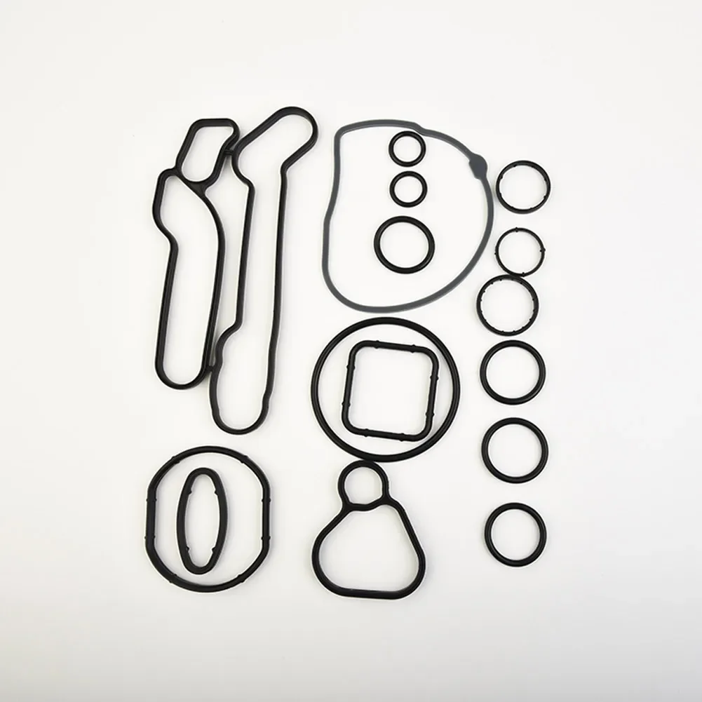 ~15pcs/Set Engine 1Oil Cooler 1Gasket Seal Suit For Cruze For Aveo For Sonic Car Replacement Accessories 93186324 55354071