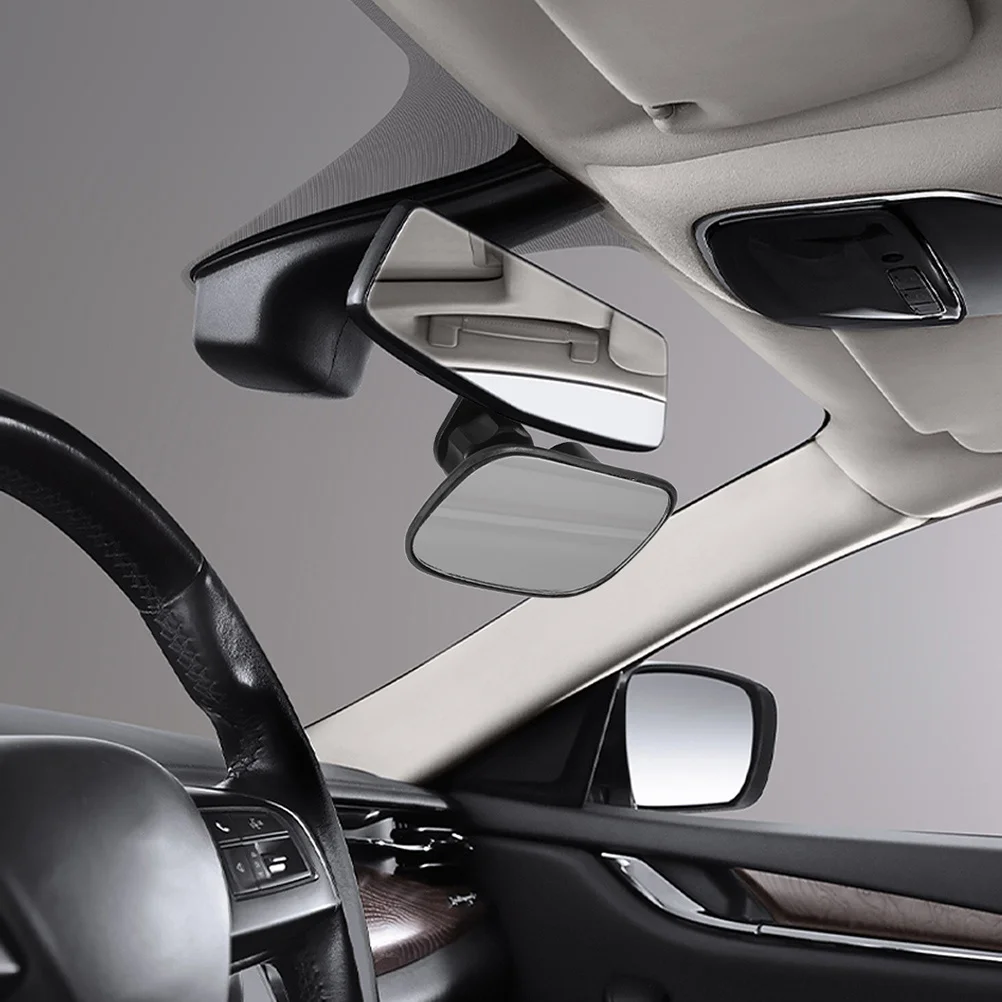 مرآة الرؤية الخلفية للأطفال، زاوية واسعة داخلية عالمية، مشبك قابل للتعديل 360 درجة على مرآة مقعد السيارة لمراقبة الطفل في السيارة #3