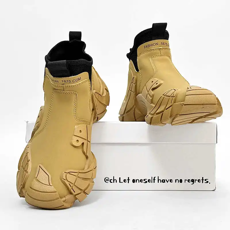 

Thick-heeled Long Golf Sport Basketball Men Run Shoes Man Sneakers Footwear Shows Outing Items Welcome Deal Low Cost