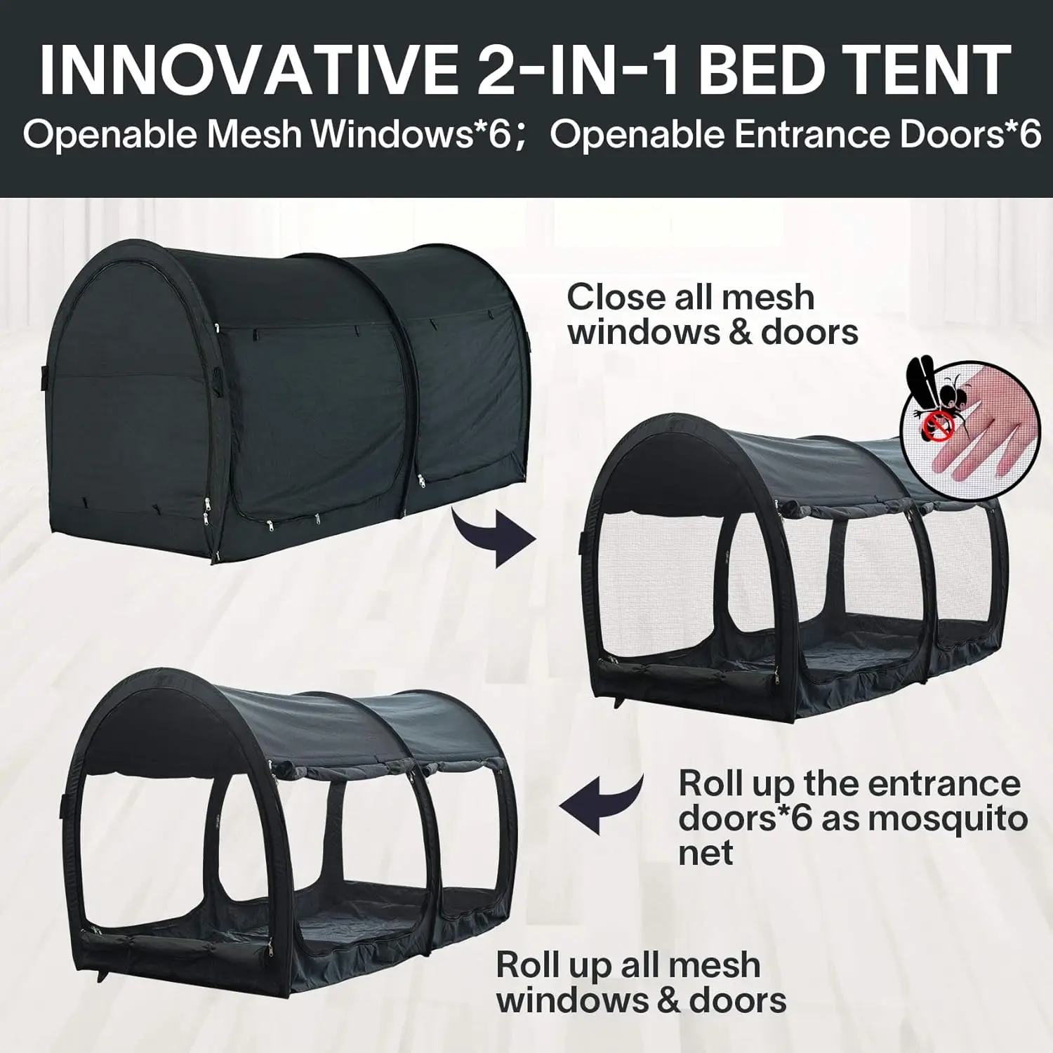 2006FM-VC Reducing Light & Air Ventilation, Full, Charcoal New Version