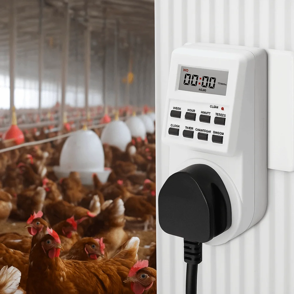 UK Plug Digital Timer Switch Digital Display Multi-functional Timer Socket Energy Saving Wall Plug-in Timer Switch