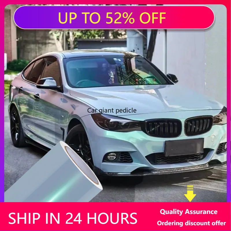 

Gloss Twin Candy Pearl Aurora Color Fliper Car Wrap Film Auto Plastic Auto Plastic Assurance Air passage pattern Stickers