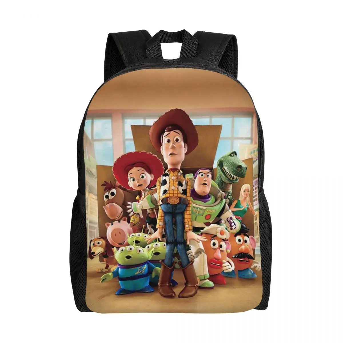 

Custom Disney Cartoon Toy Story Laptop Backpack Men Women Basic Bookbag for School College Students Bags