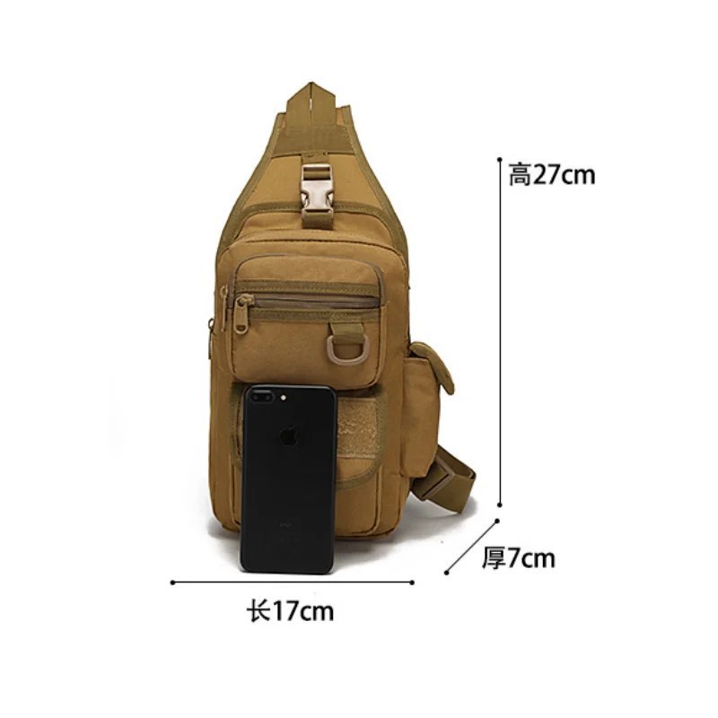 Chikage Waterproof Oxford Cloth Chest Bags Large Capacity Photography Crossbody Bags Multi-function Fishing Hunting Bags