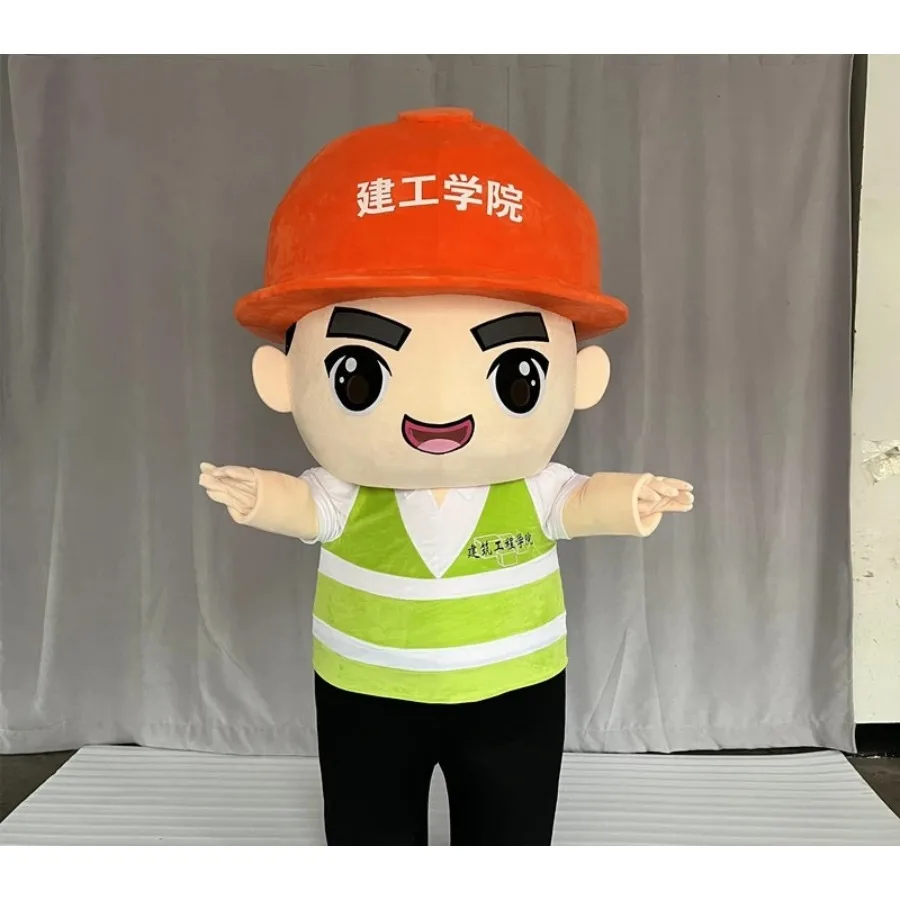 Engineer cartoon doll clothing line construction worker doll props